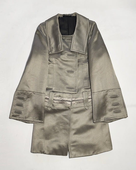 Gucci Fall 2005 Silver Runway Coat