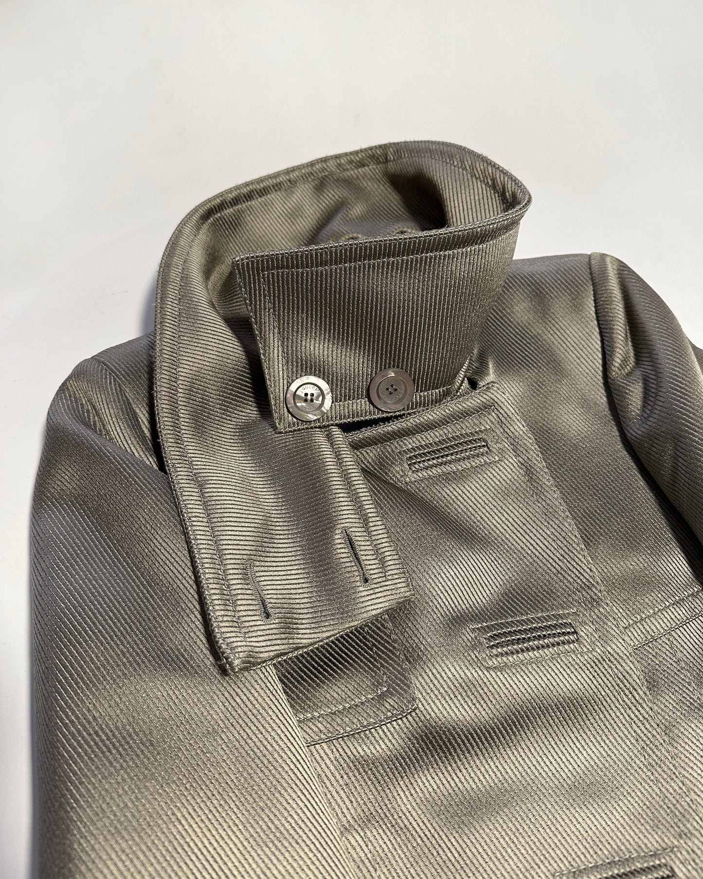 Gucci Fall 2005 Silver Runway Coat
