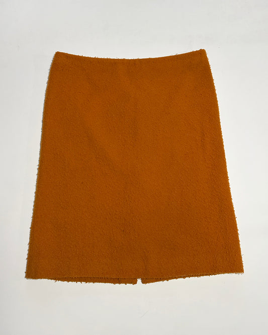 Miu Miu Fall 1999 Fuzzy Wool Skirt