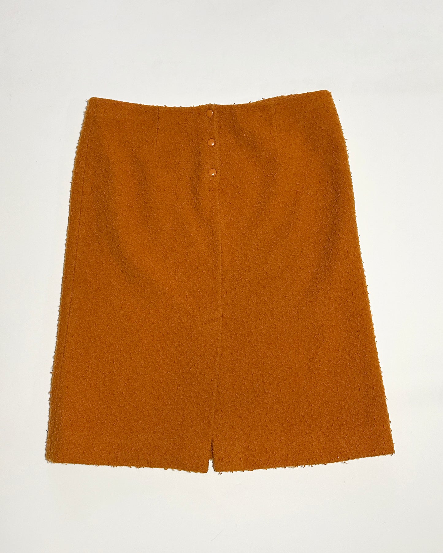 Miu Miu Fall 1999 Fuzzy Wool Skirt