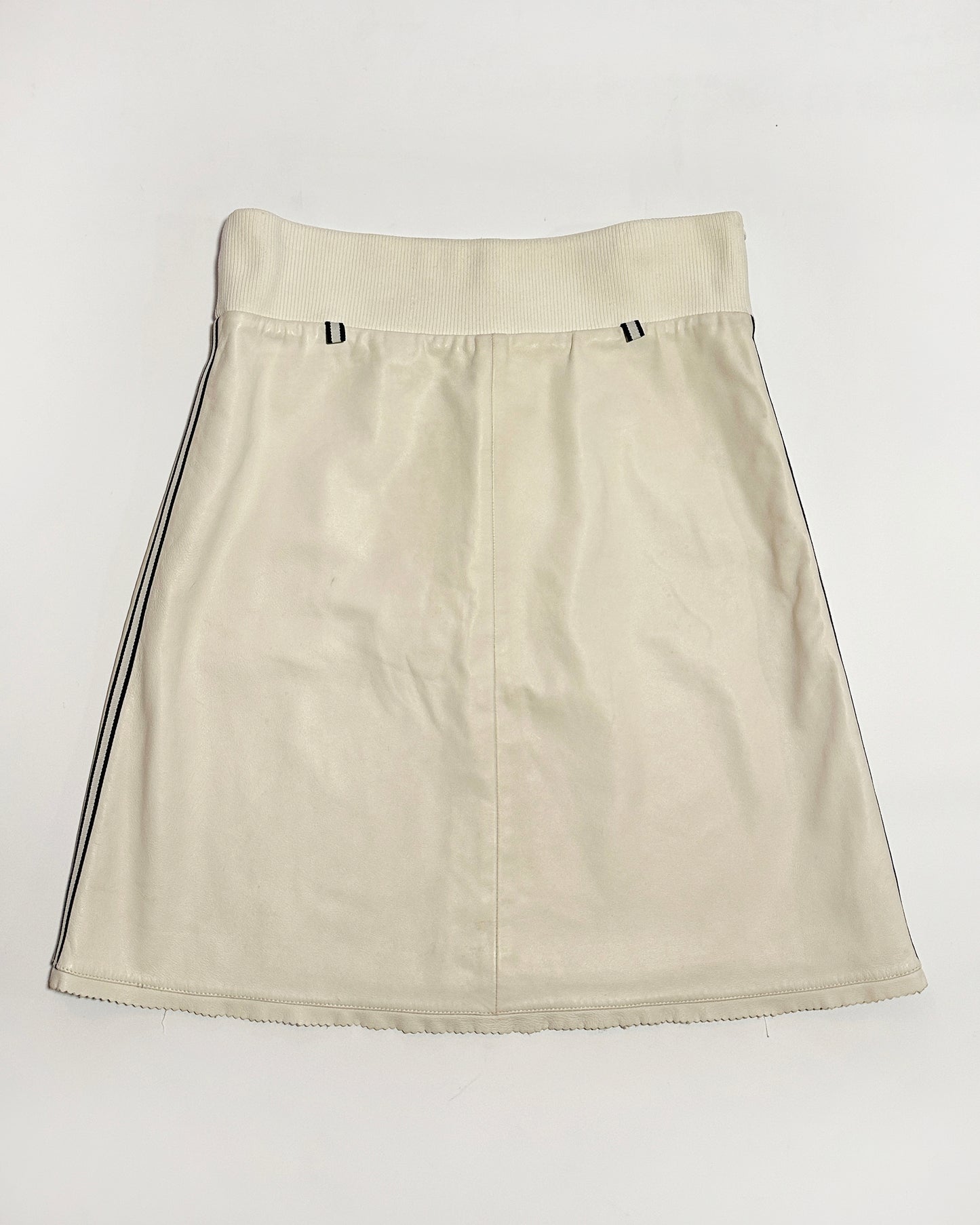 Miu Miu Fall 1999 Leather Skirt