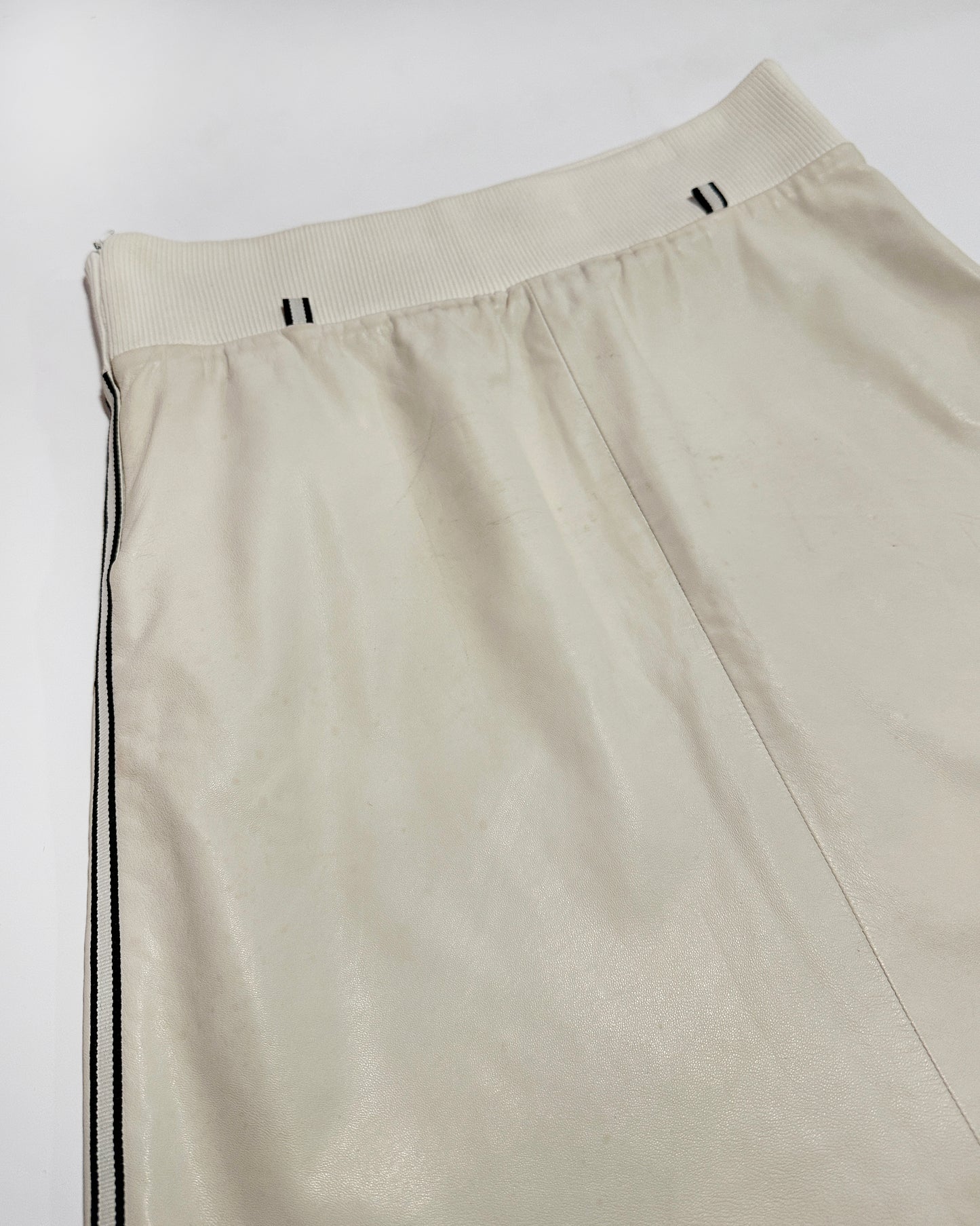 Miu Miu Fall 1999 Leather Skirt