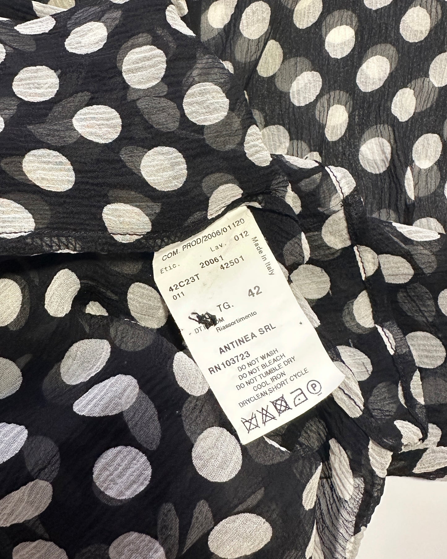 Emporio Armani Spring 2006 Polka Dots Shirt