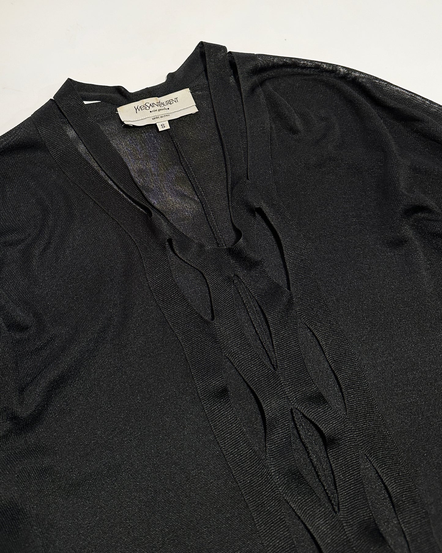 Yves Saint Laurent mid 2000s Sheer Silk Top