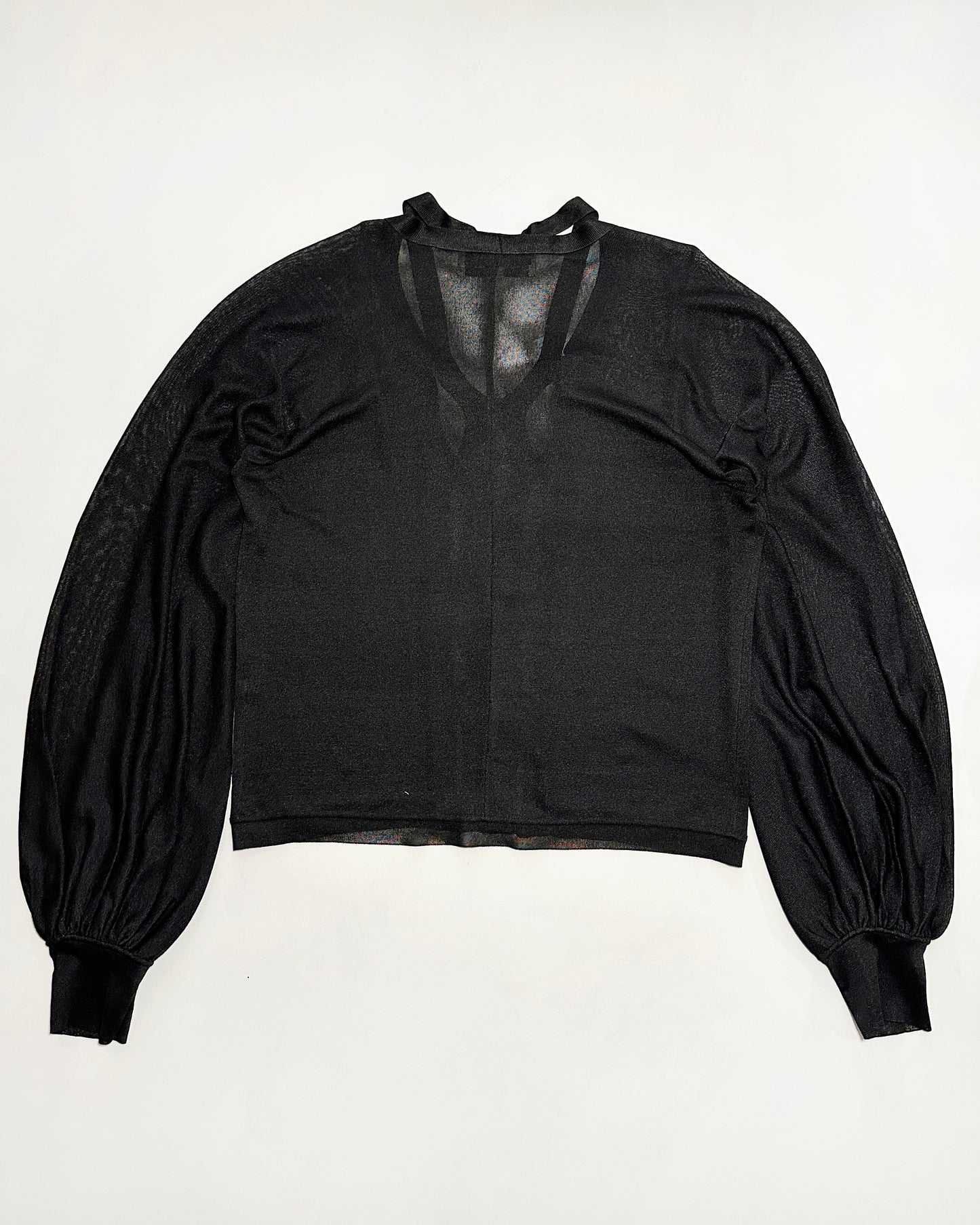 Yves Saint Laurent mid 2000s Sheer Silk Top