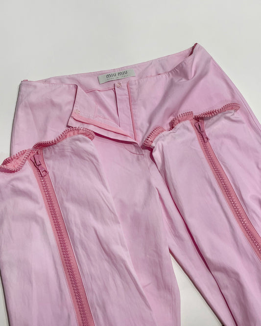 Miu Miu Spring 2000 Zipper Trousers