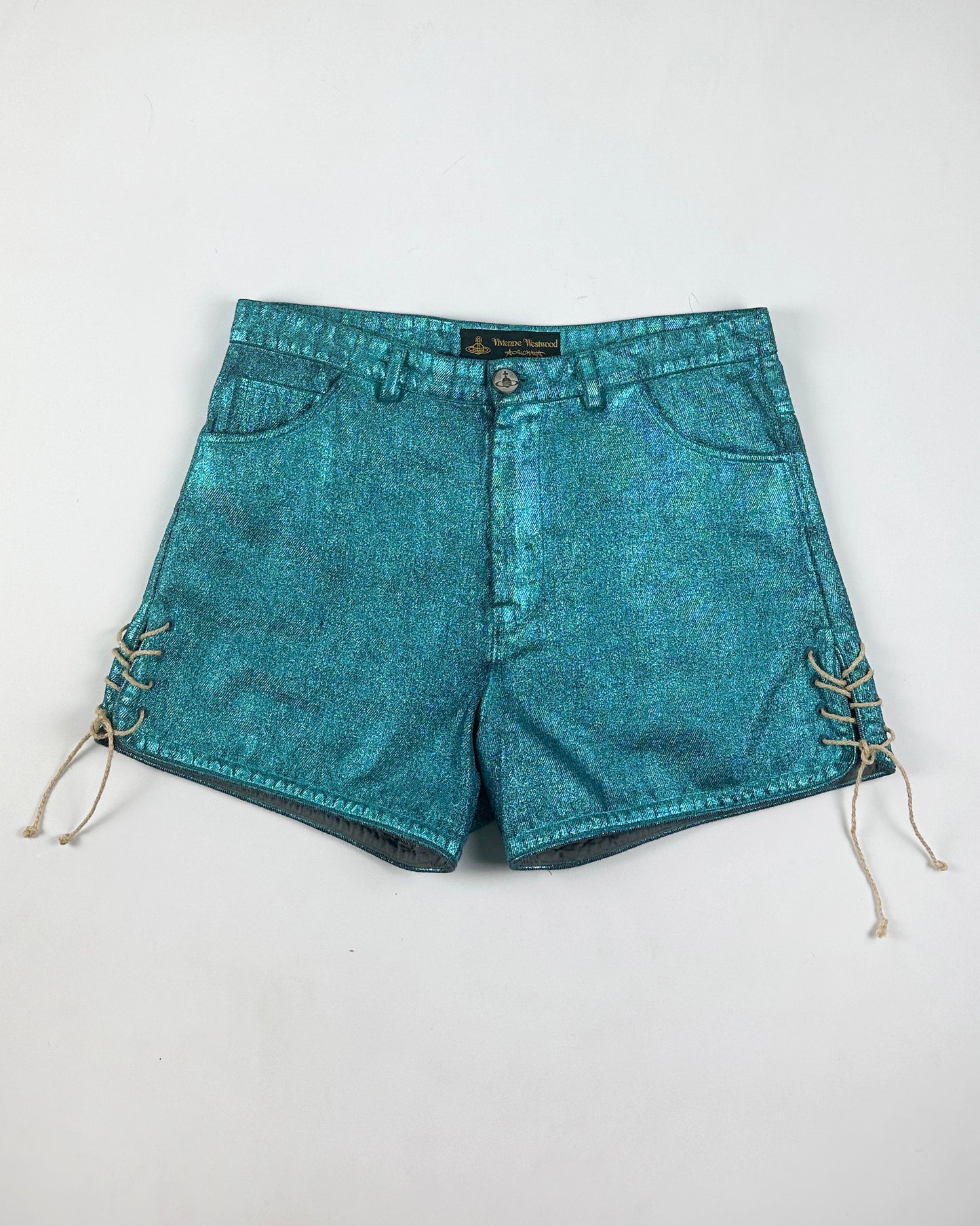 Vivienne Westwood Spring 2018 Heart Cutout Shorts