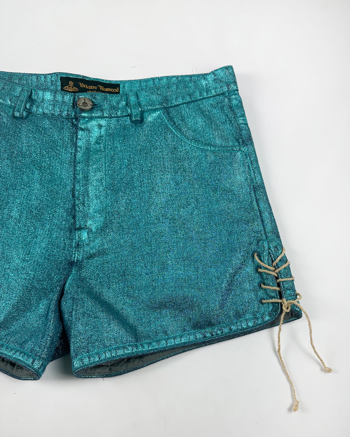 Vivienne Westwood Spring 2018 Heart Cutout Shorts