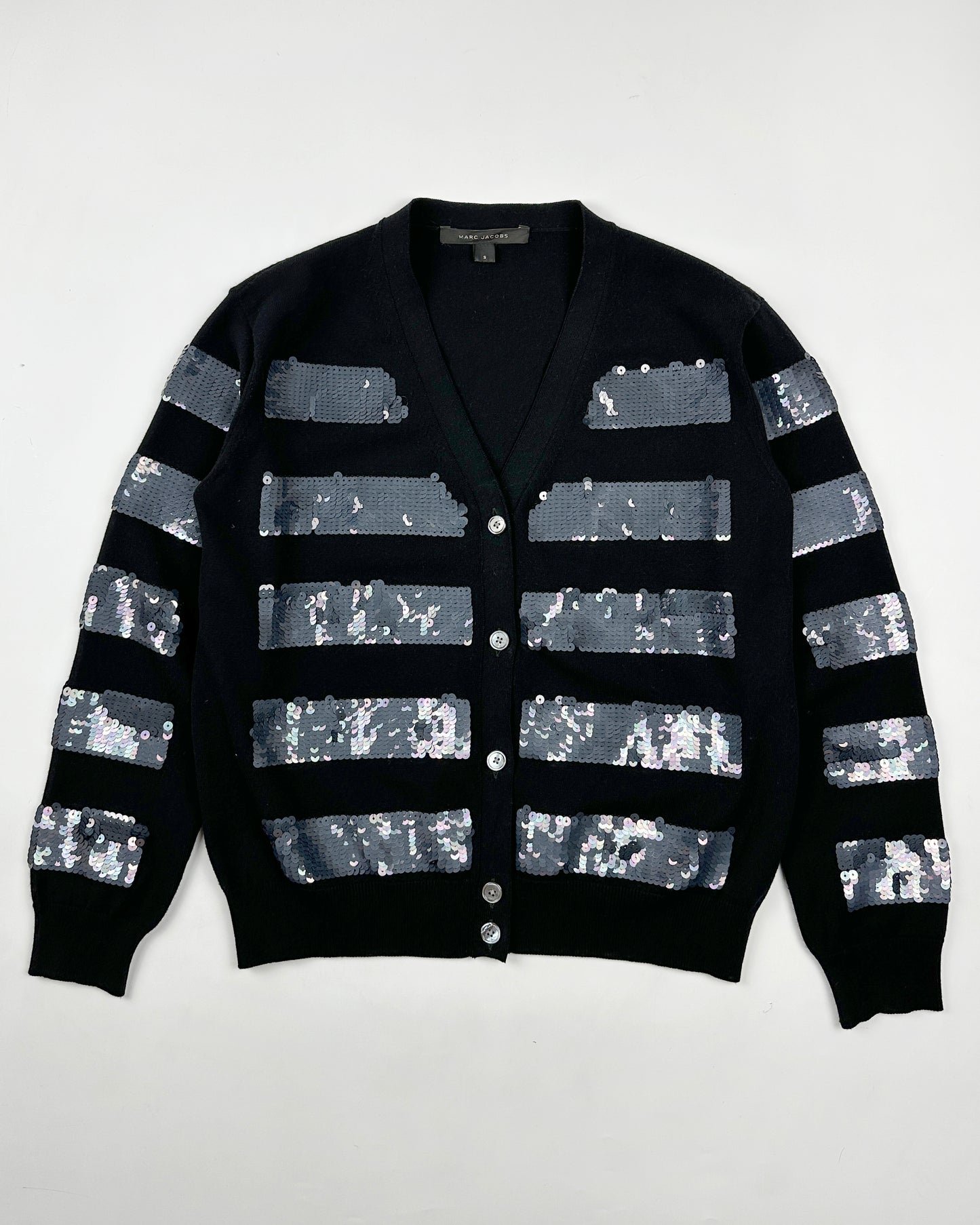 Marc Jacobs Fall 2010 Sequin Stripe Cardigan
