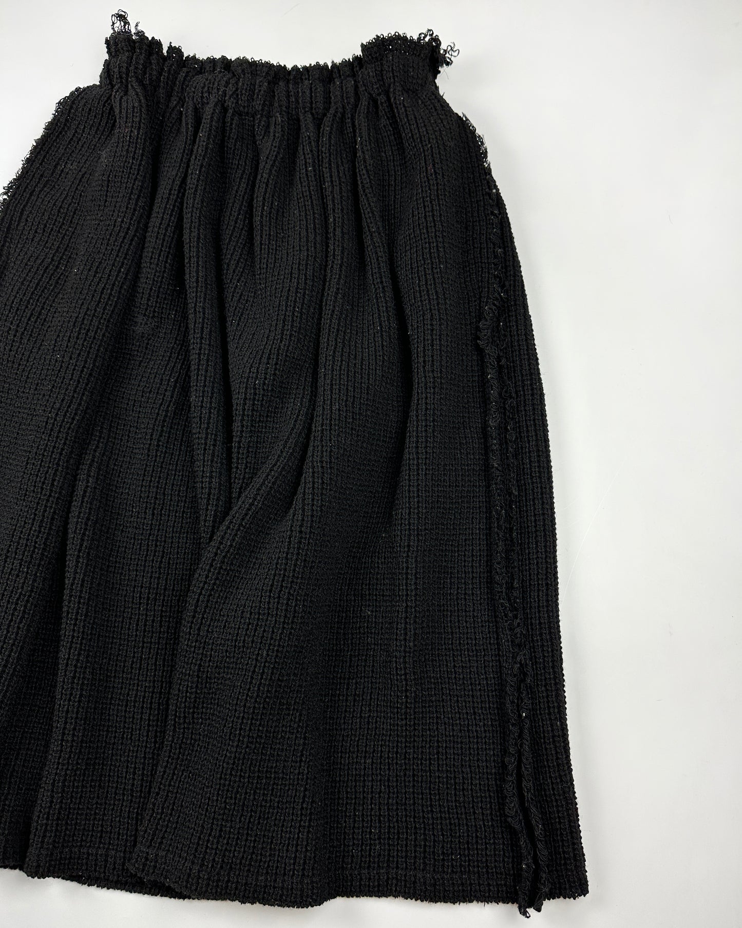 Comme des Garçons Fall 2002 Raw Edge Wool Skirt