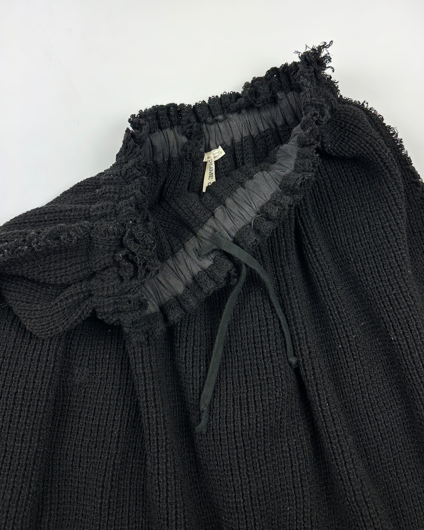 Comme des Garçons Fall 2002 Raw Edge Wool Skirt