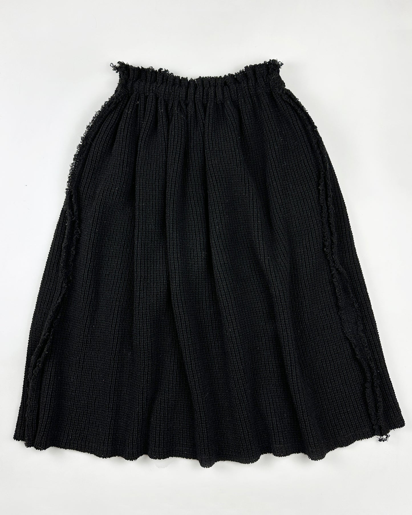 Comme des Garçons Fall 2002 Raw Edge Wool Skirt