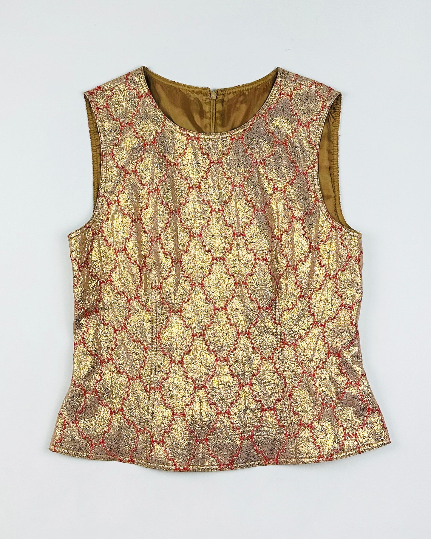 Prada Spring 2002 Brocade Top