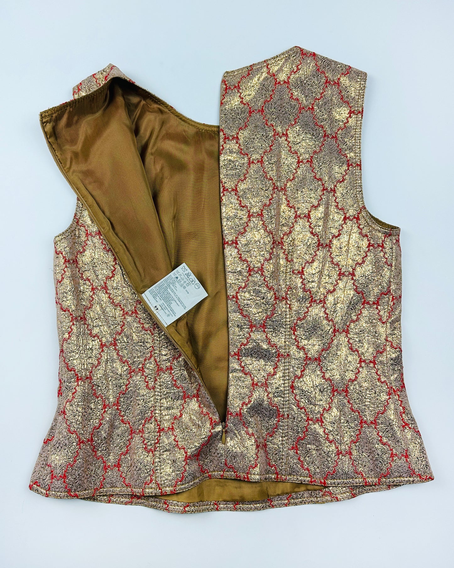 Prada Spring 2002 Brocade Top