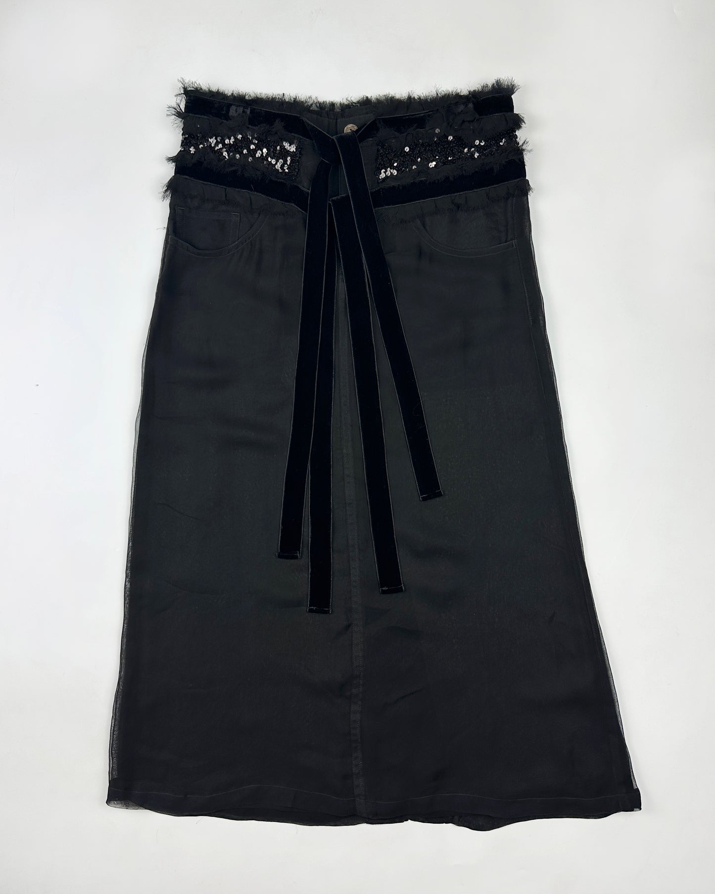 Comme des Garçons Fall 2006 Sheer Sequin Skirt