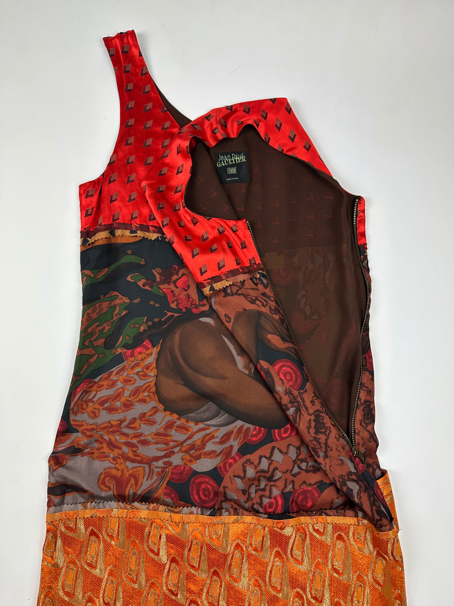 Jean Paul Gaultier Fall 2002 Silk Runway Dress