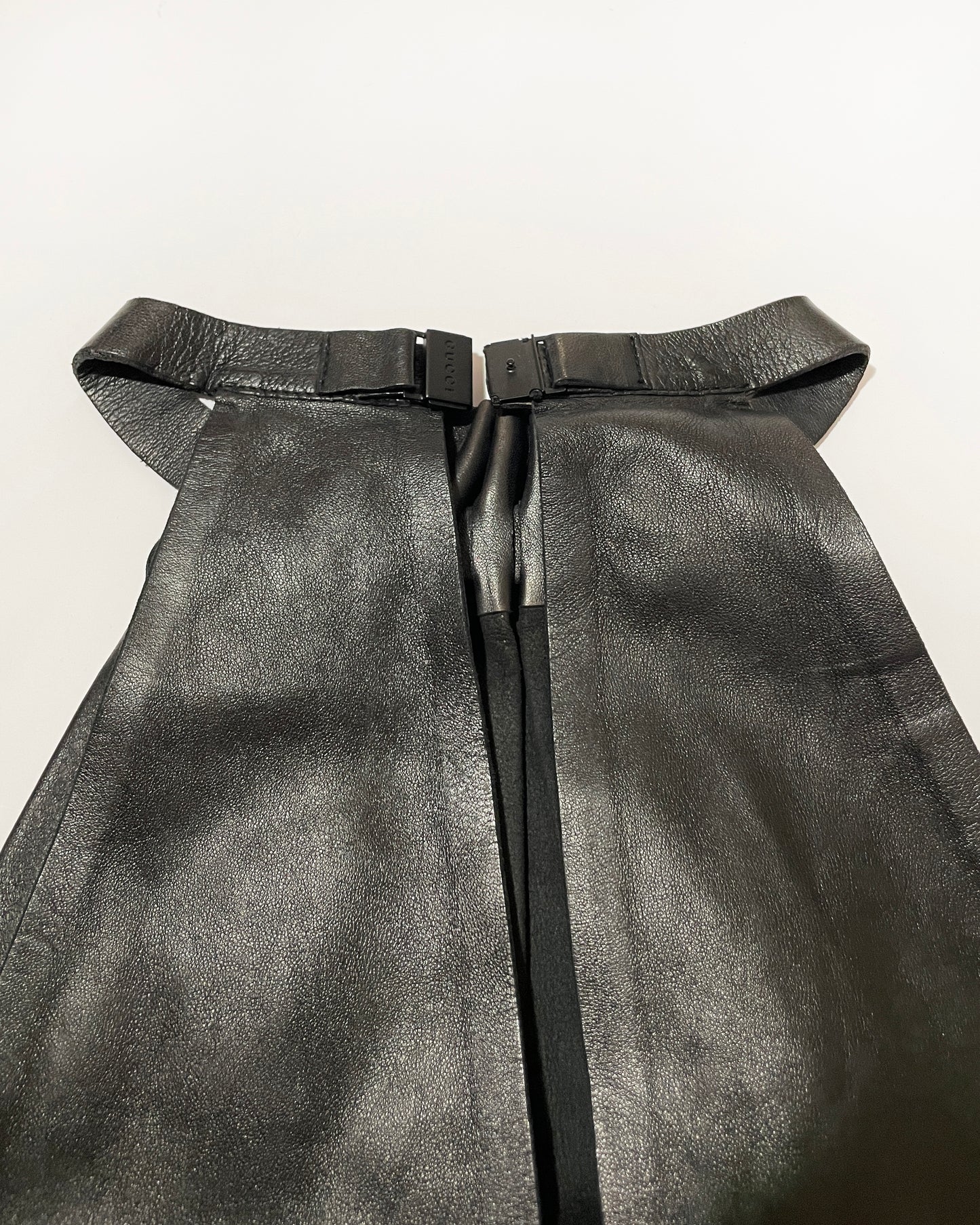 Gucci by Tom Ford Fall 1999 Leather Halter Top