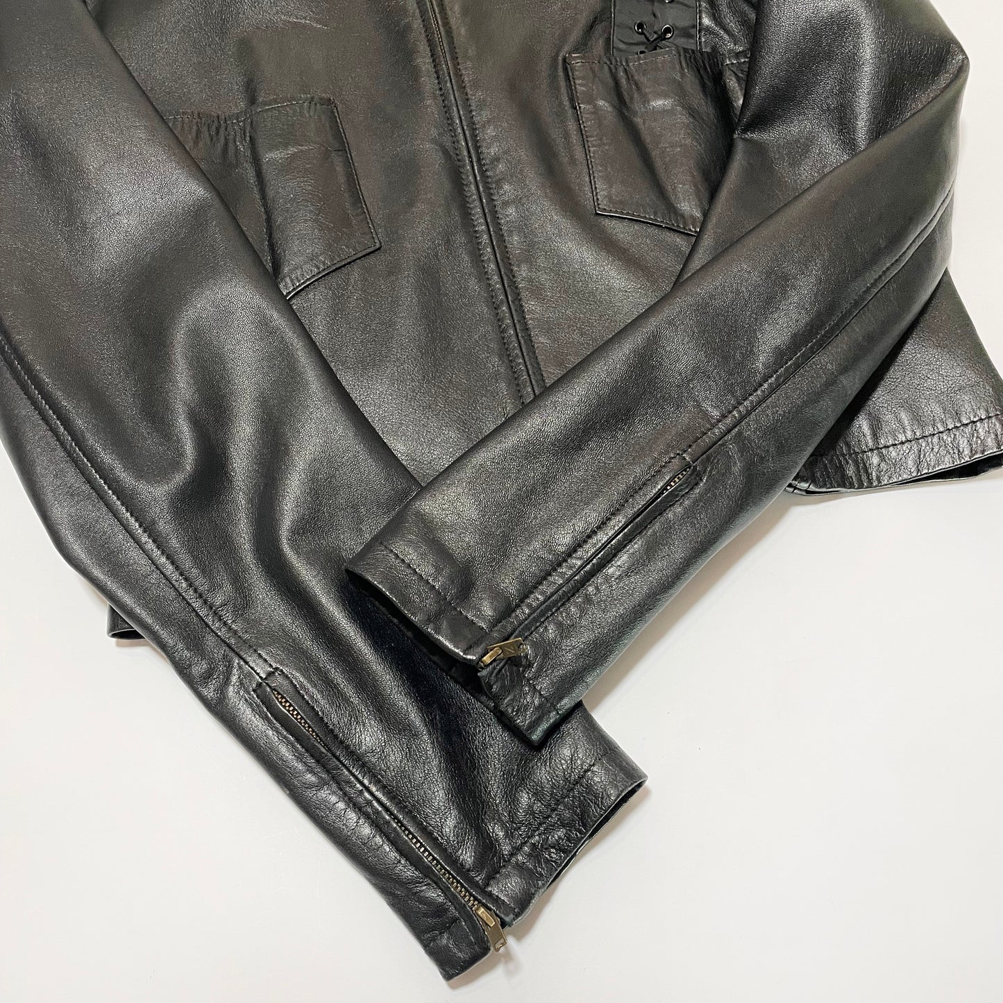 Dolce &amp; Gabbana Spring 2002 Leather Jacket