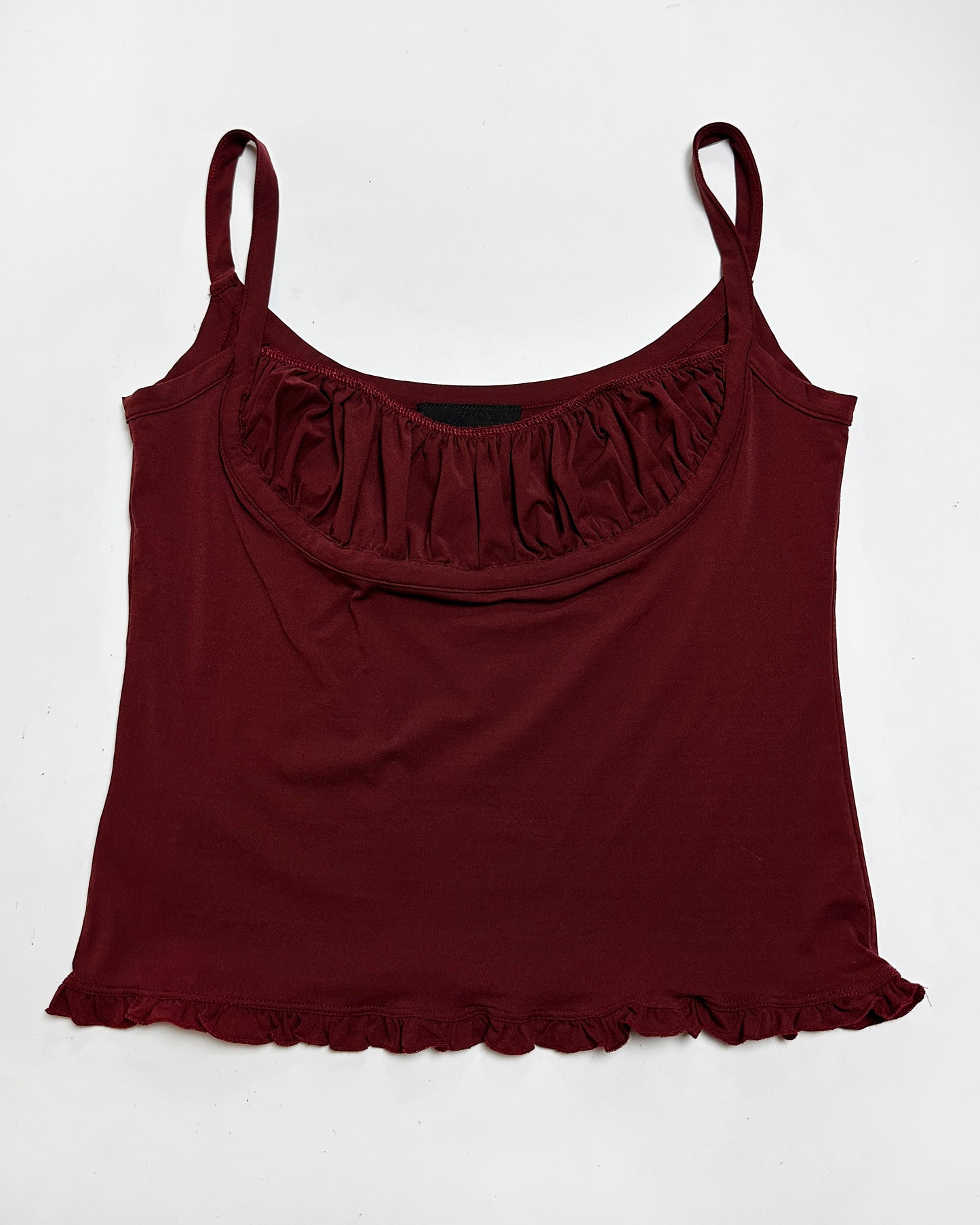 Prada Spring 2000 Ruffle Top