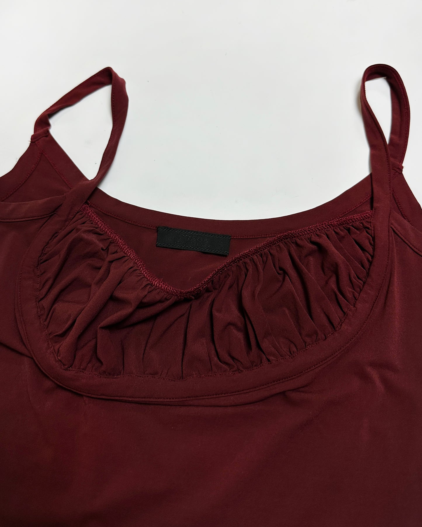 Prada Spring 2000 Ruffle Top
