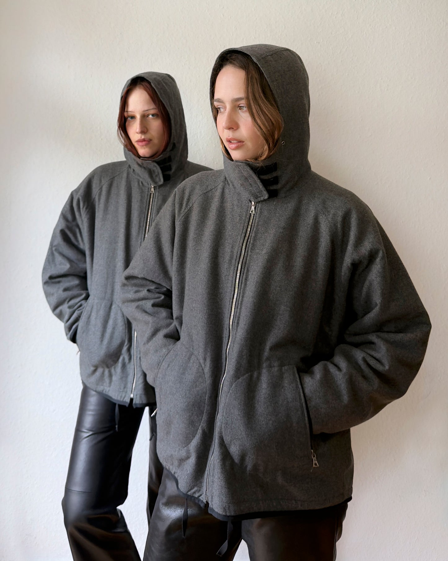 Miu Miu Fall 1997 Wool Jacket with Fleece Lining