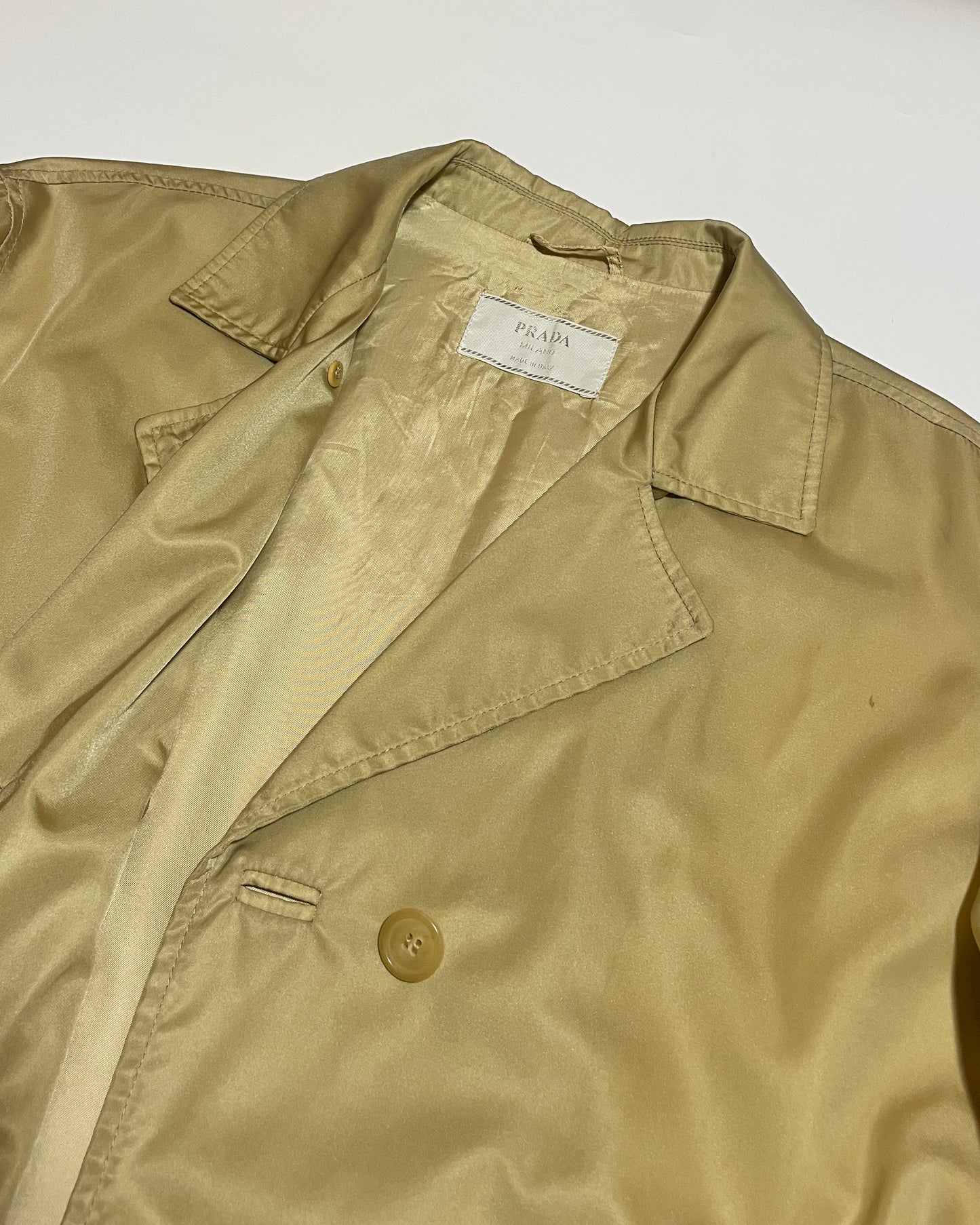 Prada Spring 1995 Nylon Trench