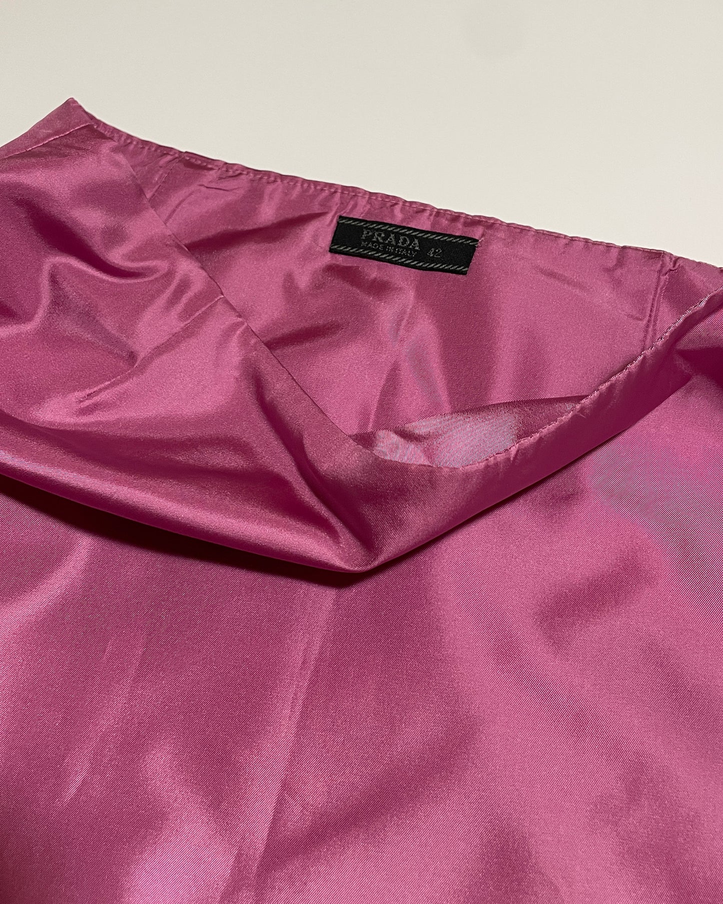 Prada Fall 1999 Padded Nylon Skirt