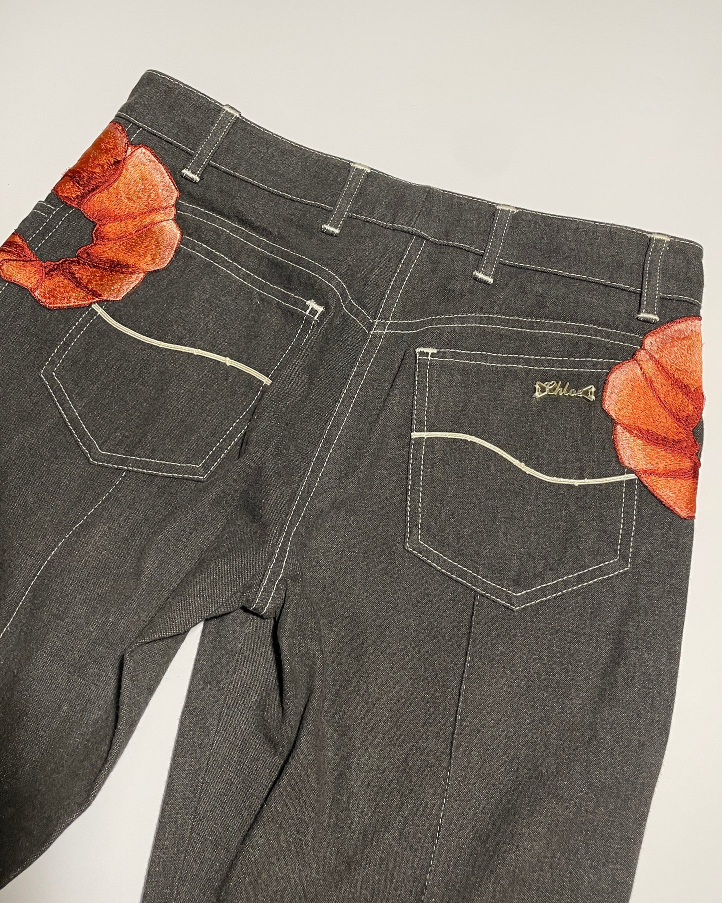 Chloé Spring 2001 Shrimp Jeans