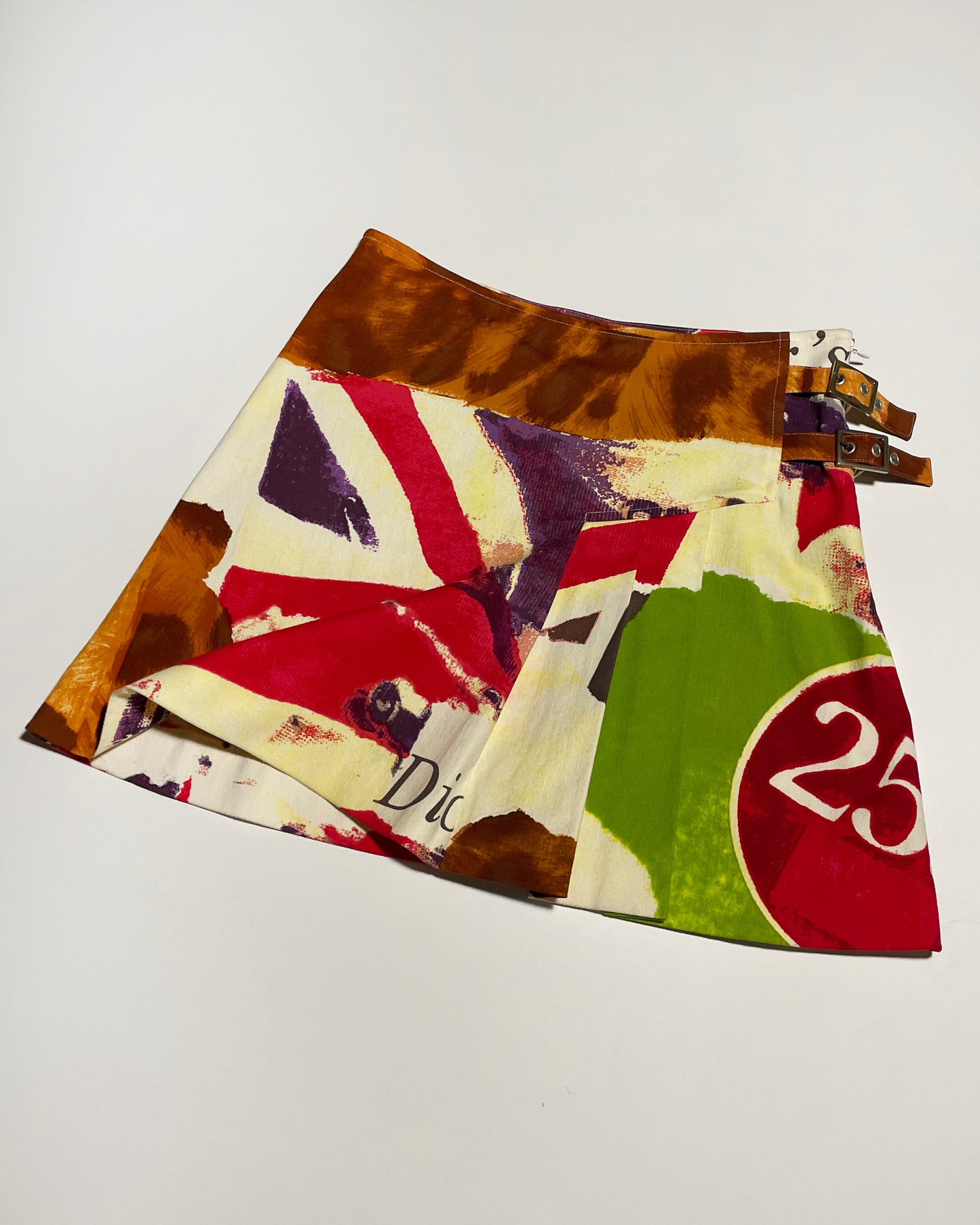 Christian Dior Spring 2003 'Victim' Bondage Pleated Skirt