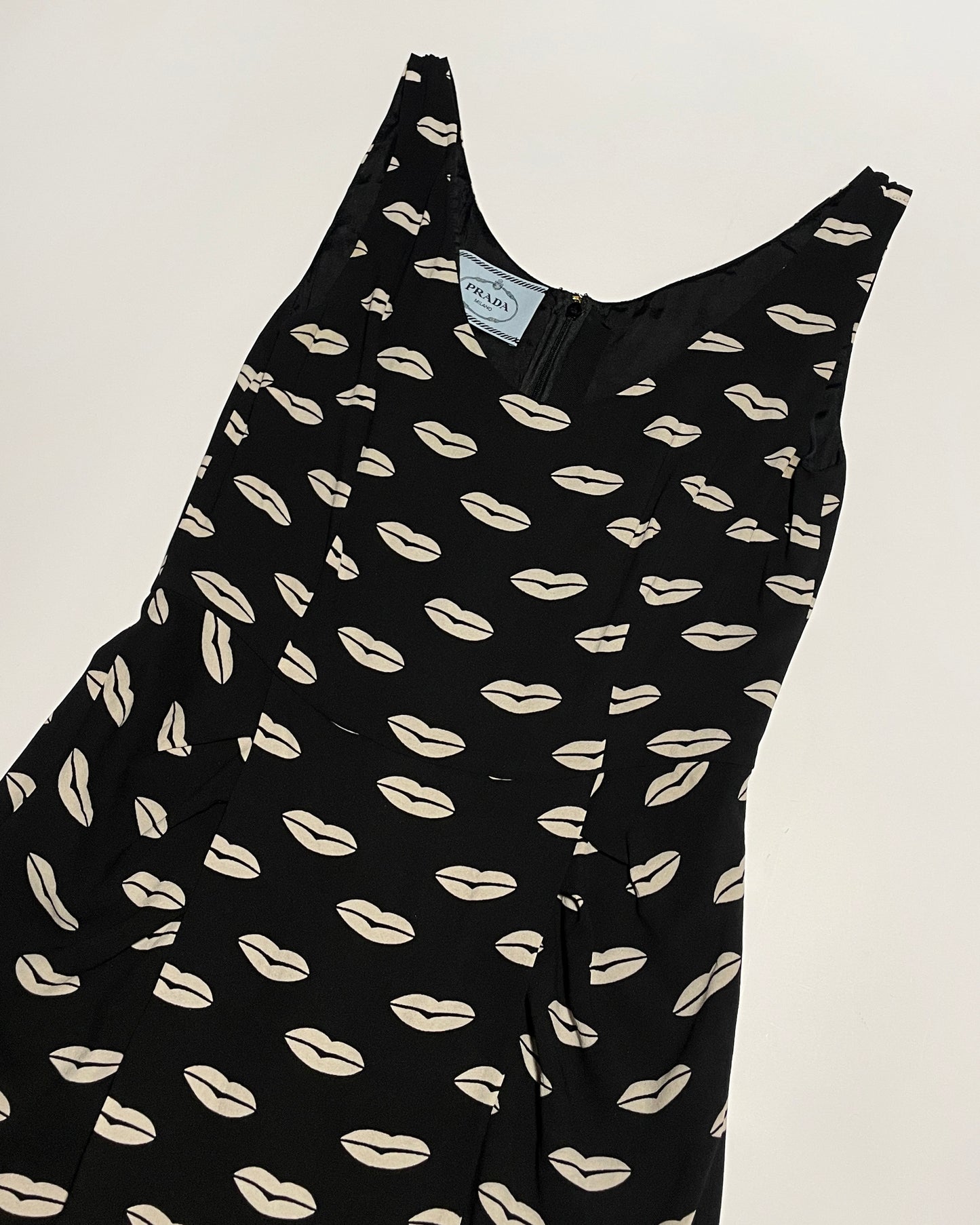 Prada Resort 2012 Lip Print Dress