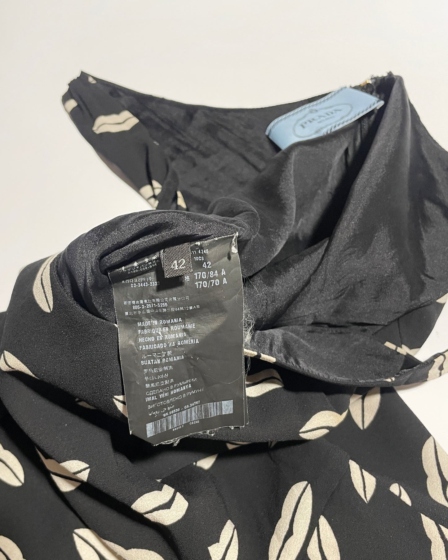 Prada Resort 2012 Lip Print Dress