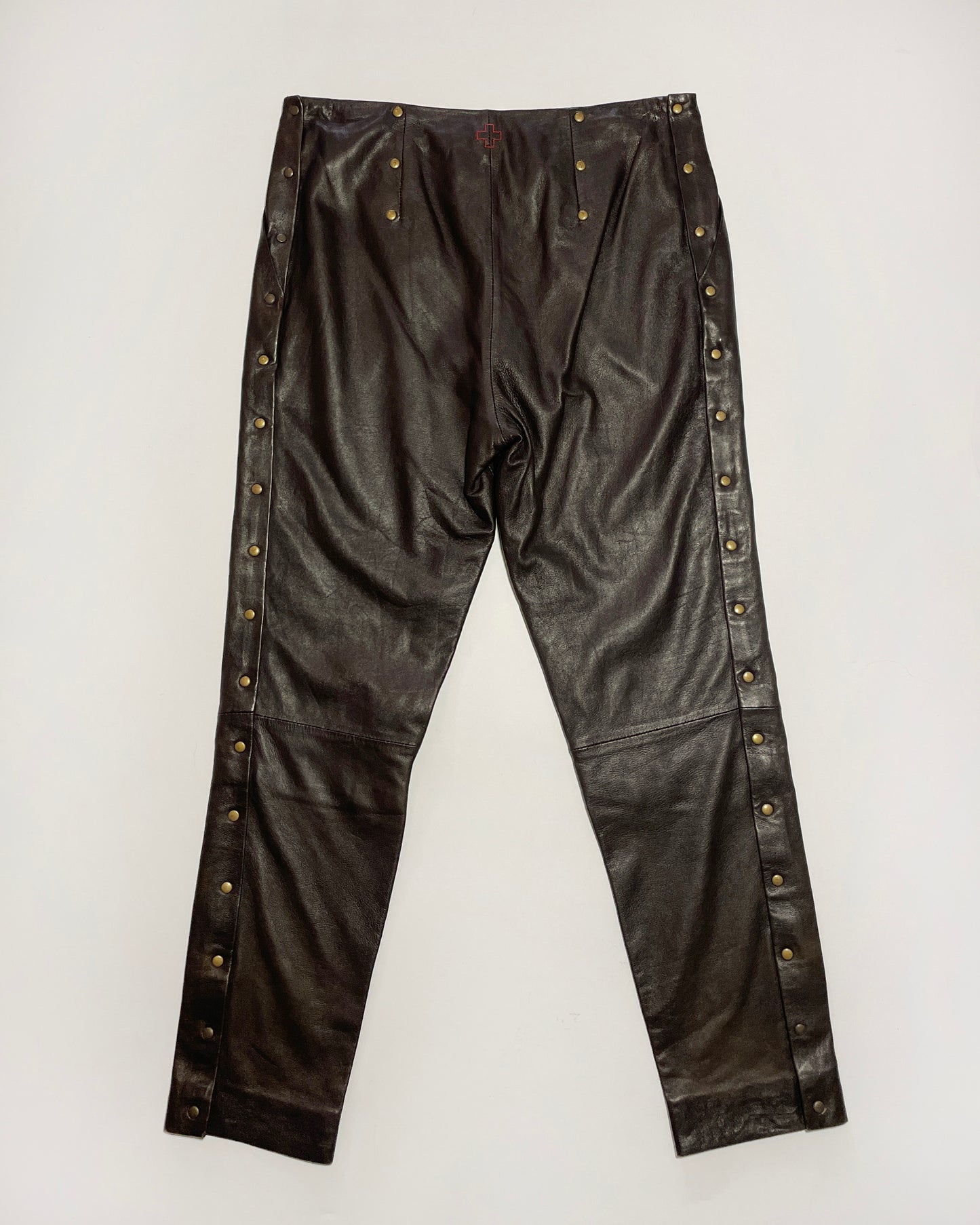 A.F. Vandevorst Spring 2014 Leather Trousers
