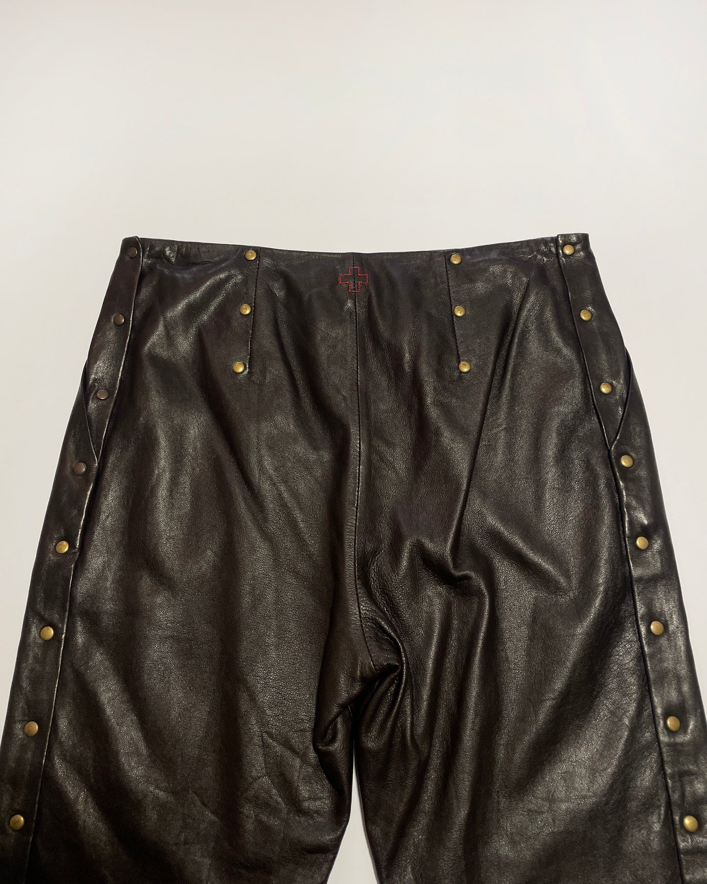 A.F. Vandevorst Spring 2014 Leather Trousers
