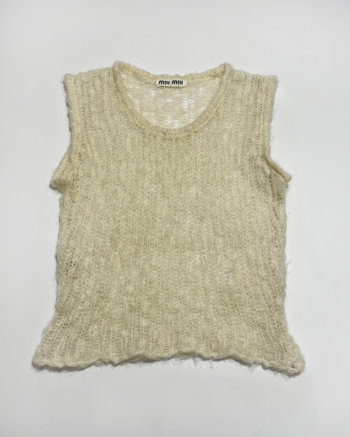 Miu Miu Fall 1994 Mohair Knit Top