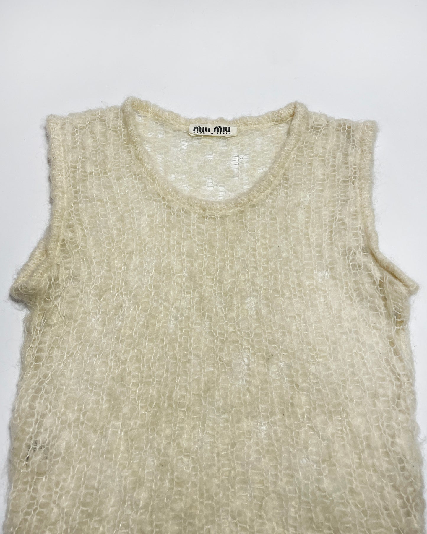Miu Miu Fall 1994 Mohair Knit Top