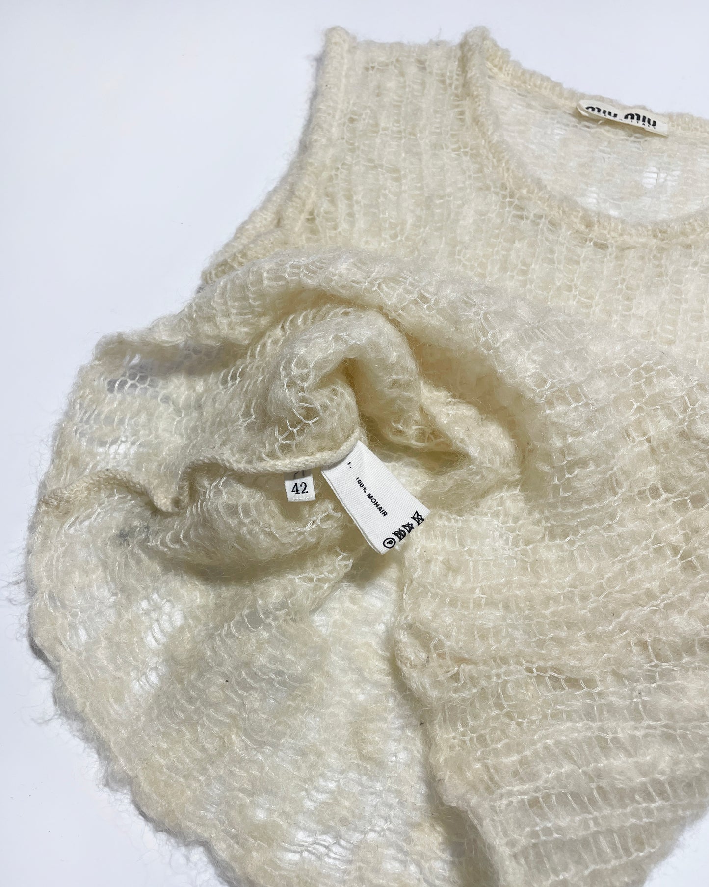 Miu Miu Fall 1994 Mohair Knit Top