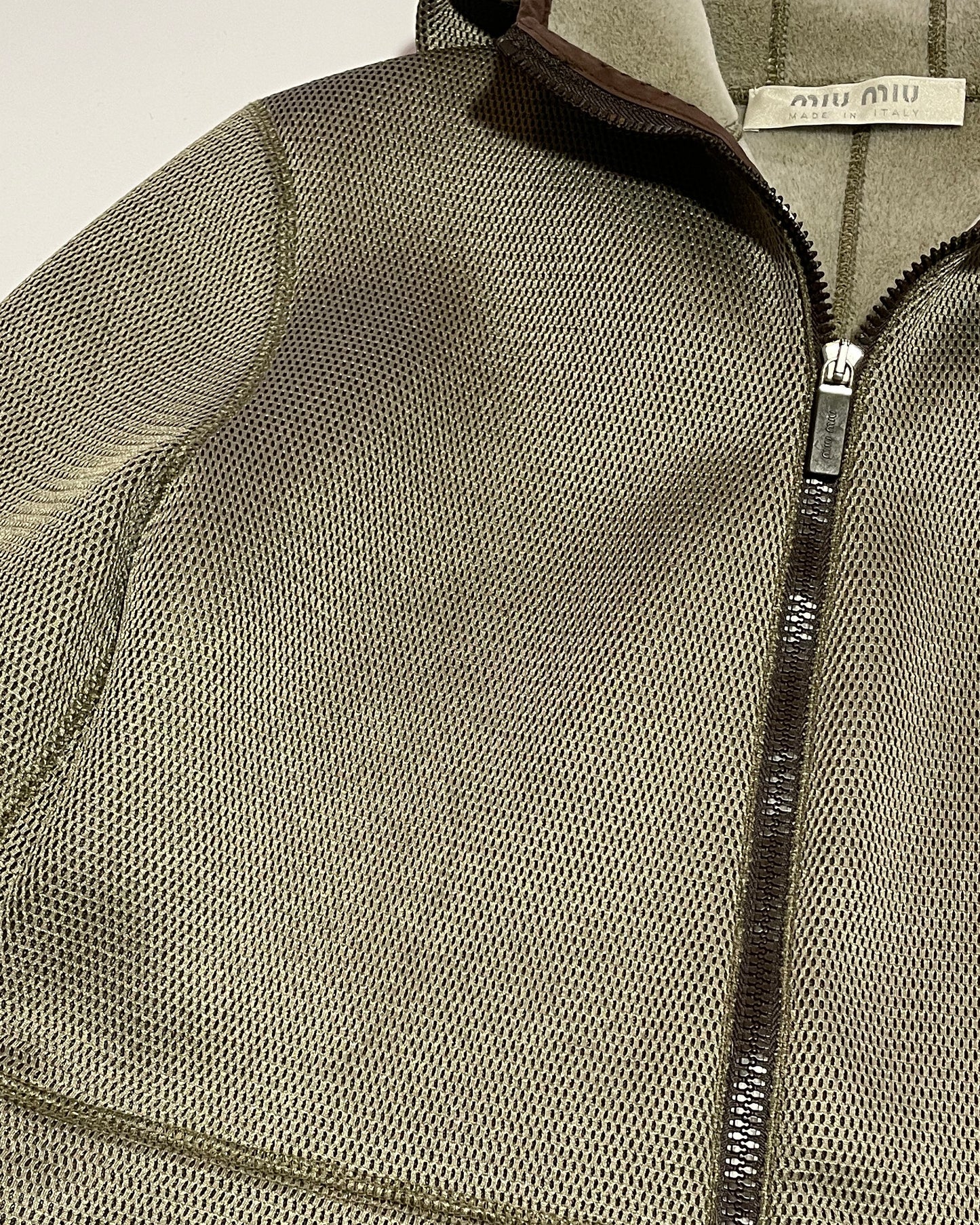 Miu Miu Spring 1999 Sporty Mesh Parka