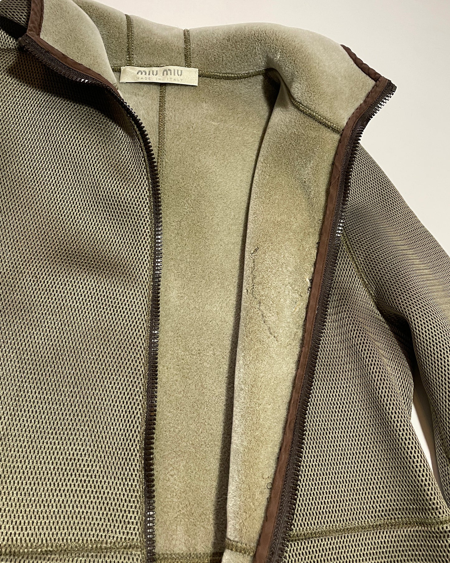 Miu Miu Spring 1999 Sporty Mesh Parka