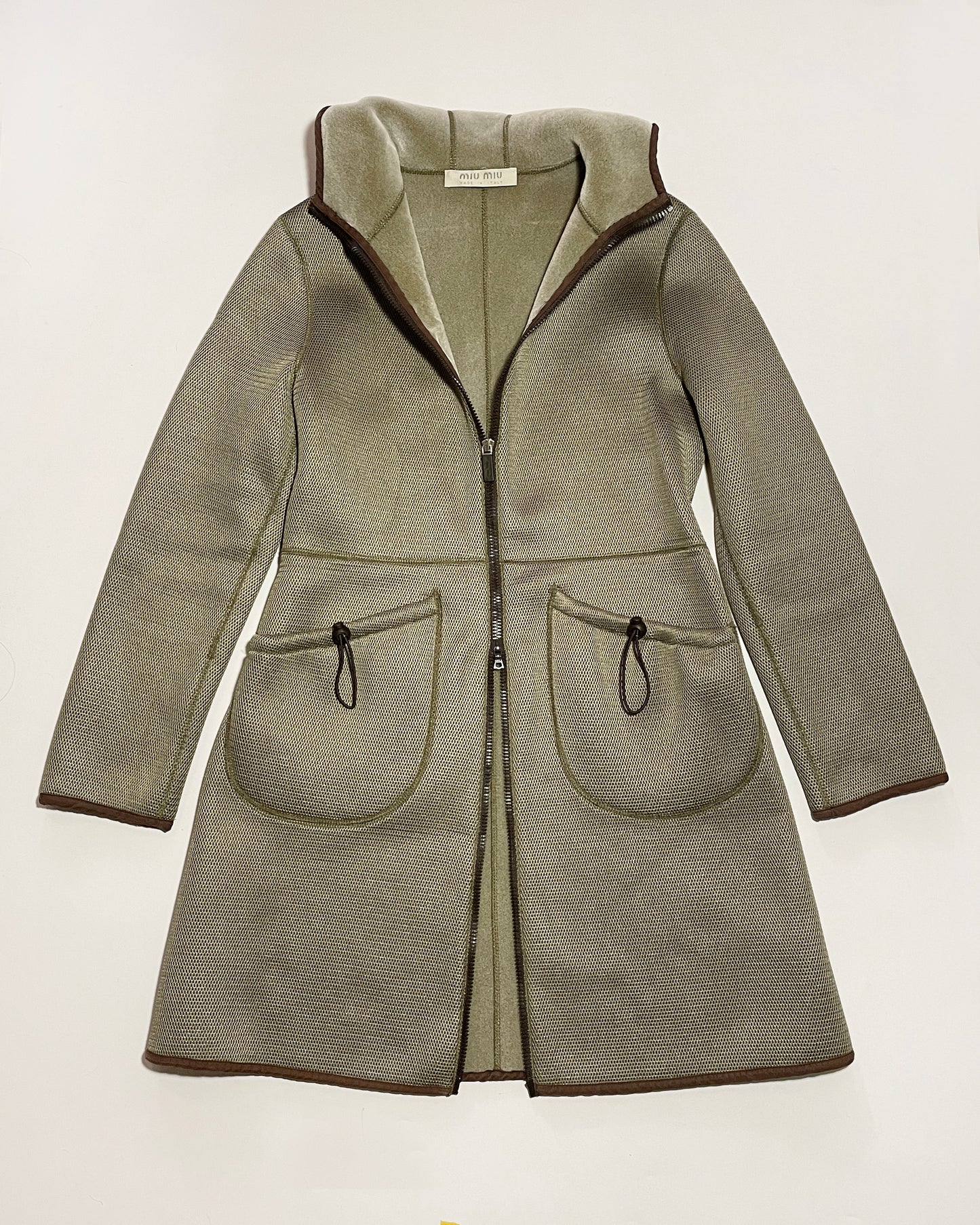 Miu Miu Spring 1999 Sporty Mesh Parka