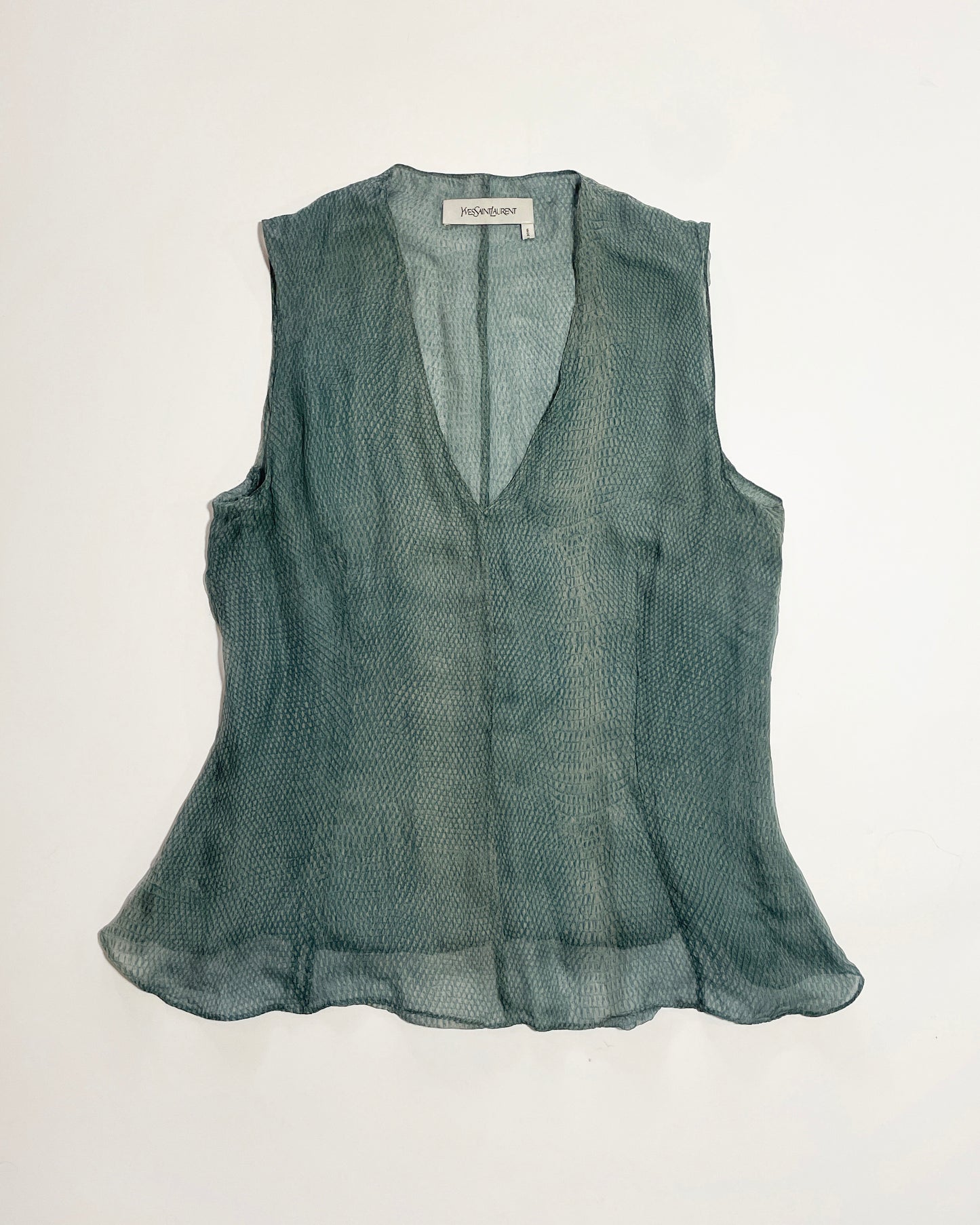 Yves Saint Laurent Tom Ford early 2000s Silk Top