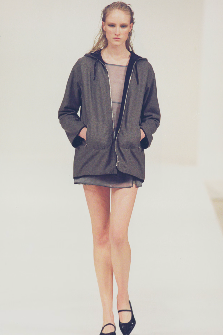 Miu Miu Fall 1997 Wool Jacket with Fleece Lining