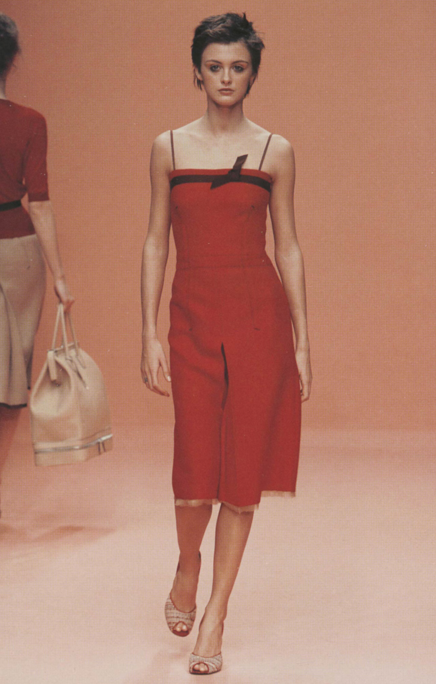 Prada Fall 2000 Runway Wool Dress