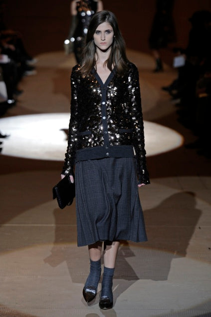 Marc Jacobs Fall 2010 Sequin Stripe Cardigan