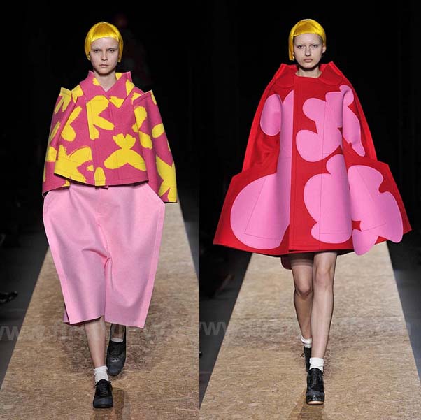 Comme des Garçons Fall 2012 2D Collection